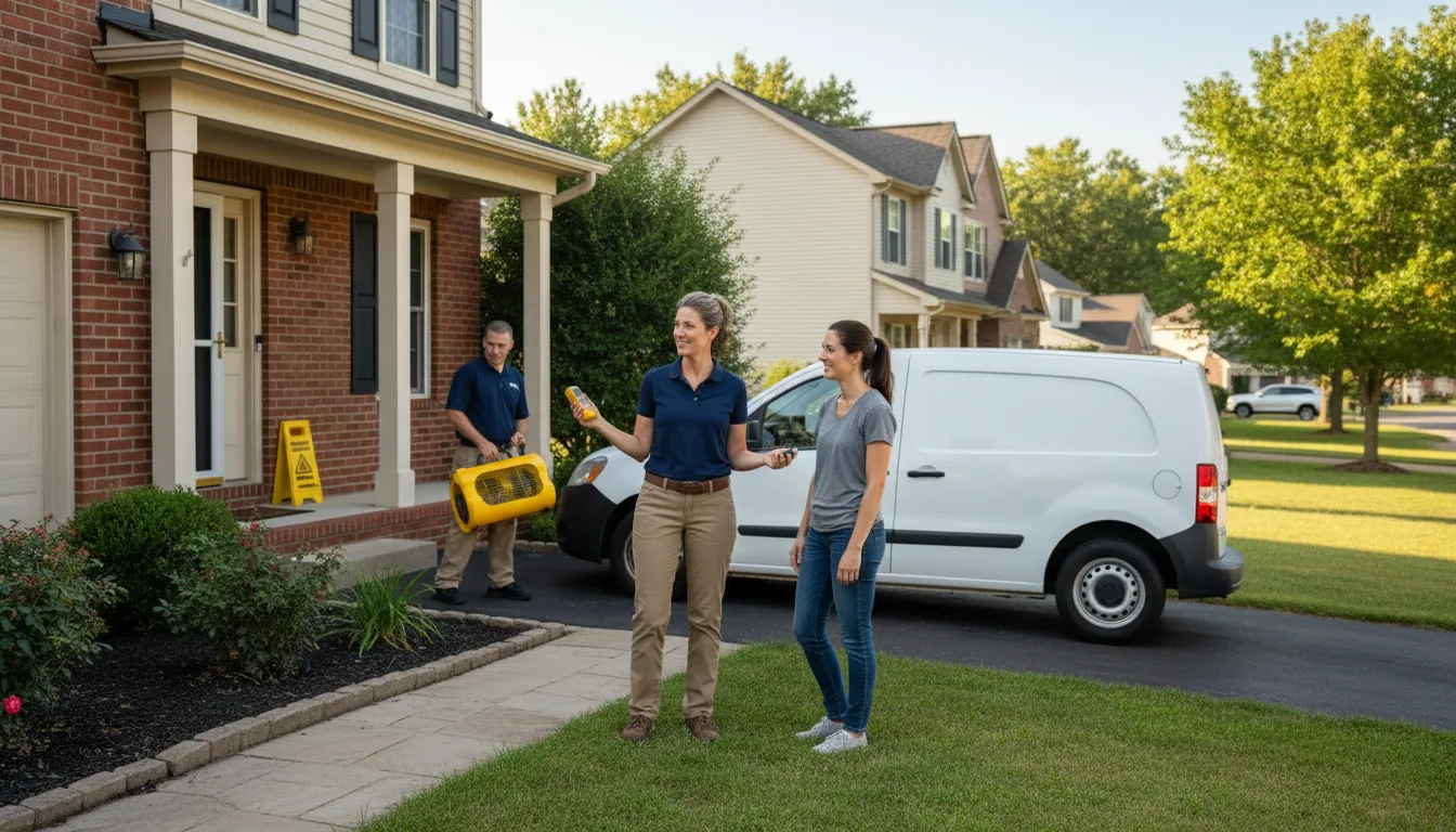 Water restoration image for Water Damage & Restoration Services in Callao, VA